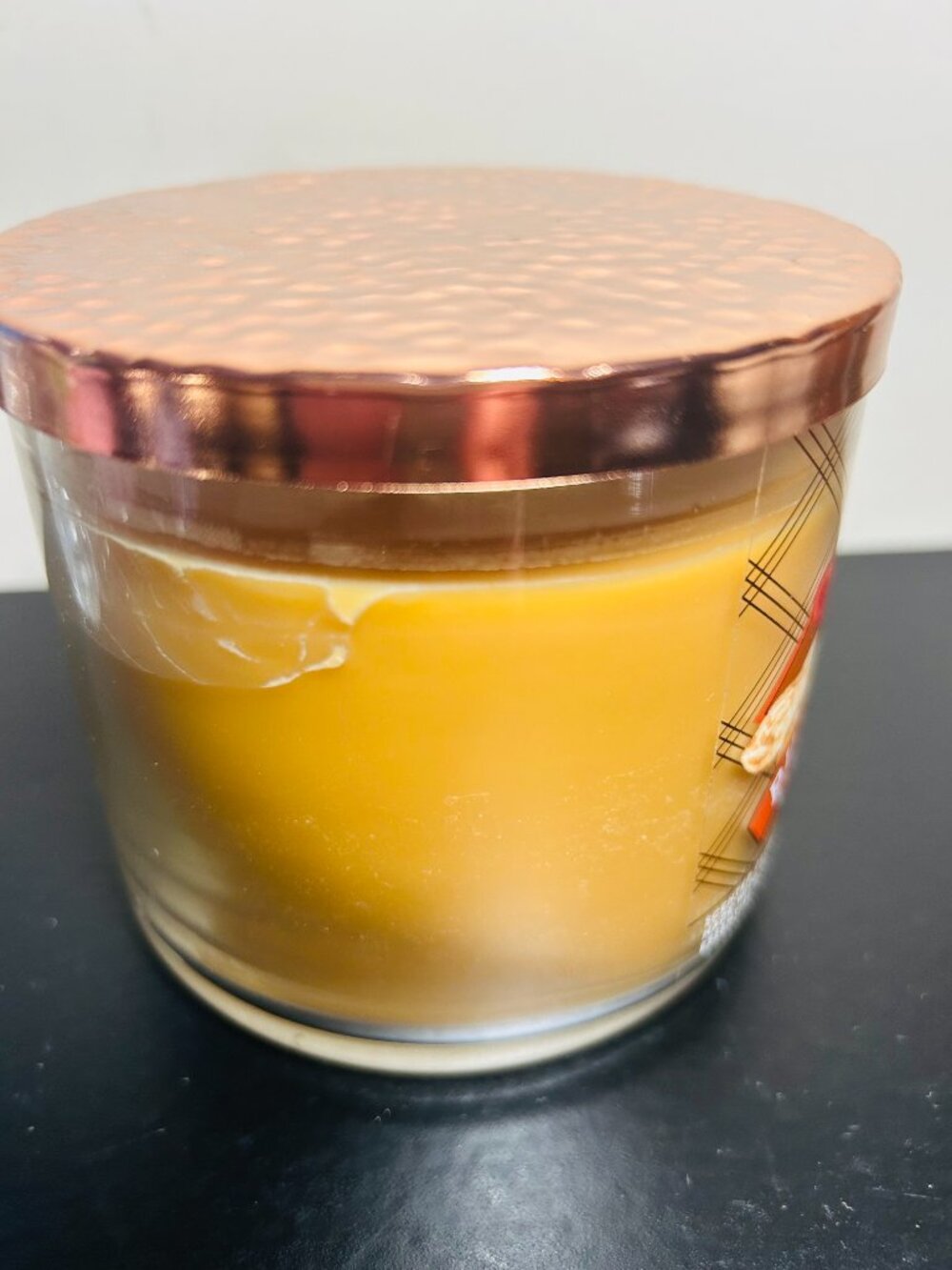 Bath & Body Works Pumpkin Peanut Brittle 3-Wick Candle NEW - Picture 7 of 8